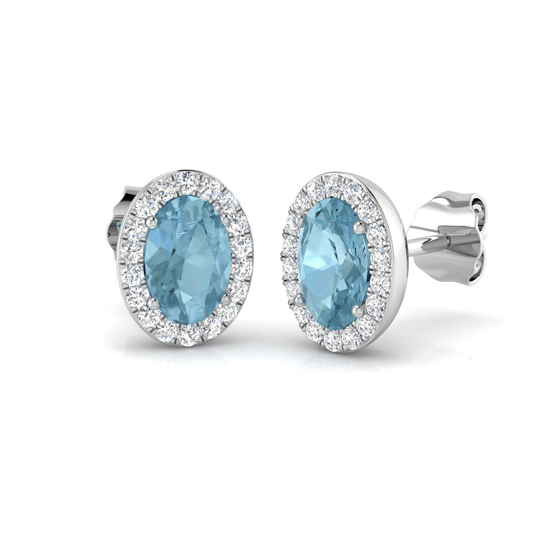 SE4572 — Earrings - 9k White Gold