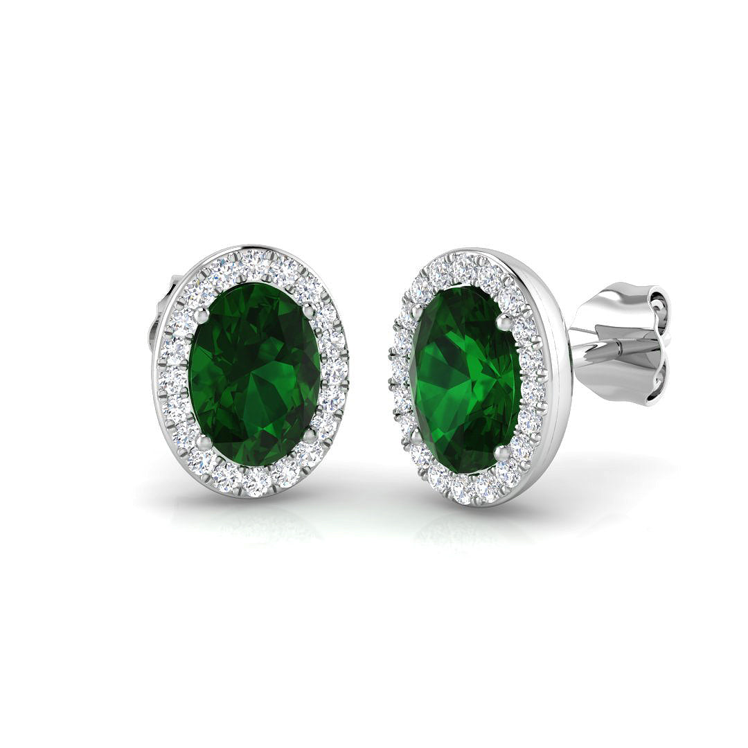 SE4573A — Earrings - 9k White Gold