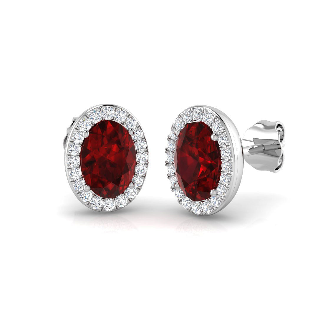SE4573A — Earrings - 9k White Gold