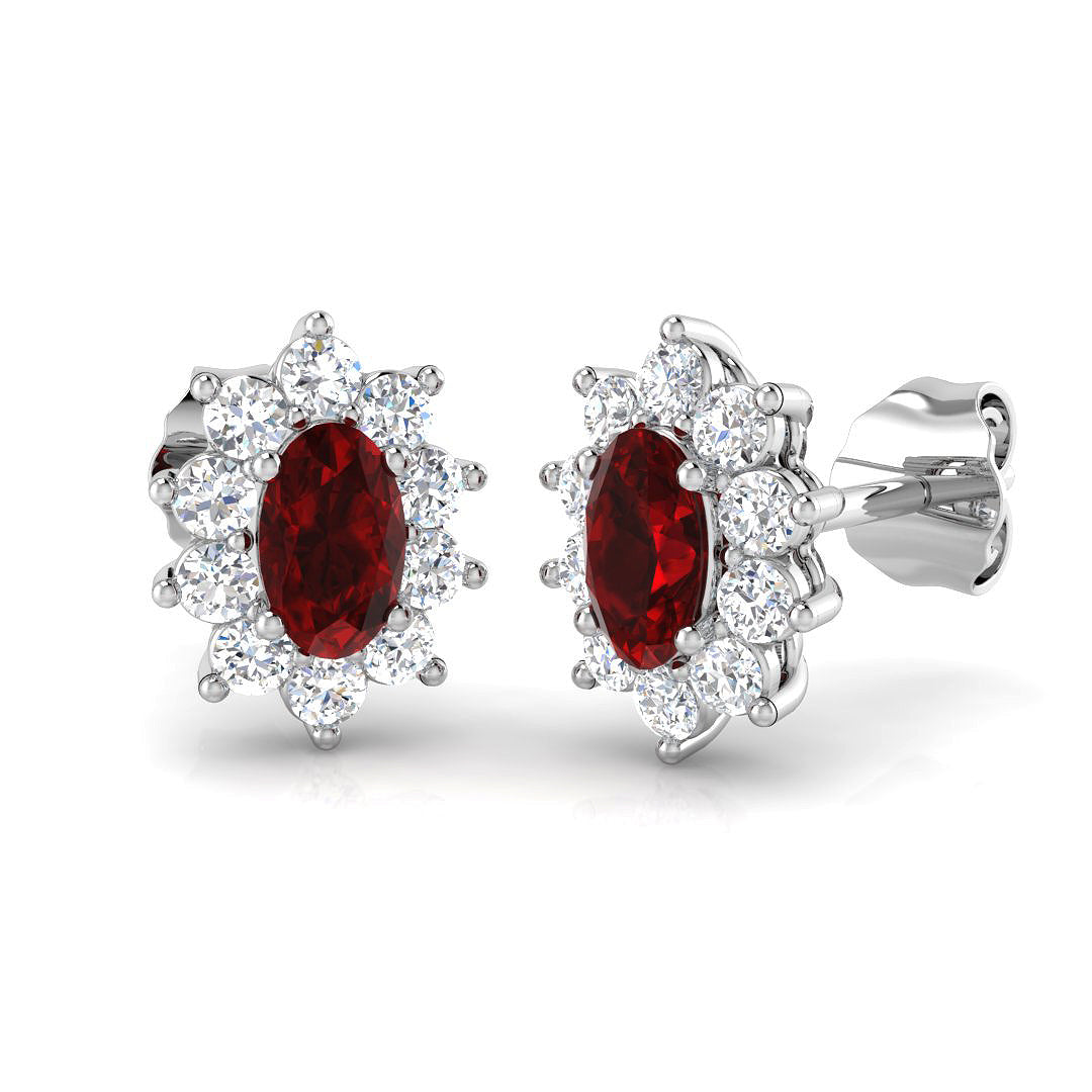 SE4589 — Earrings - 9k White Gold