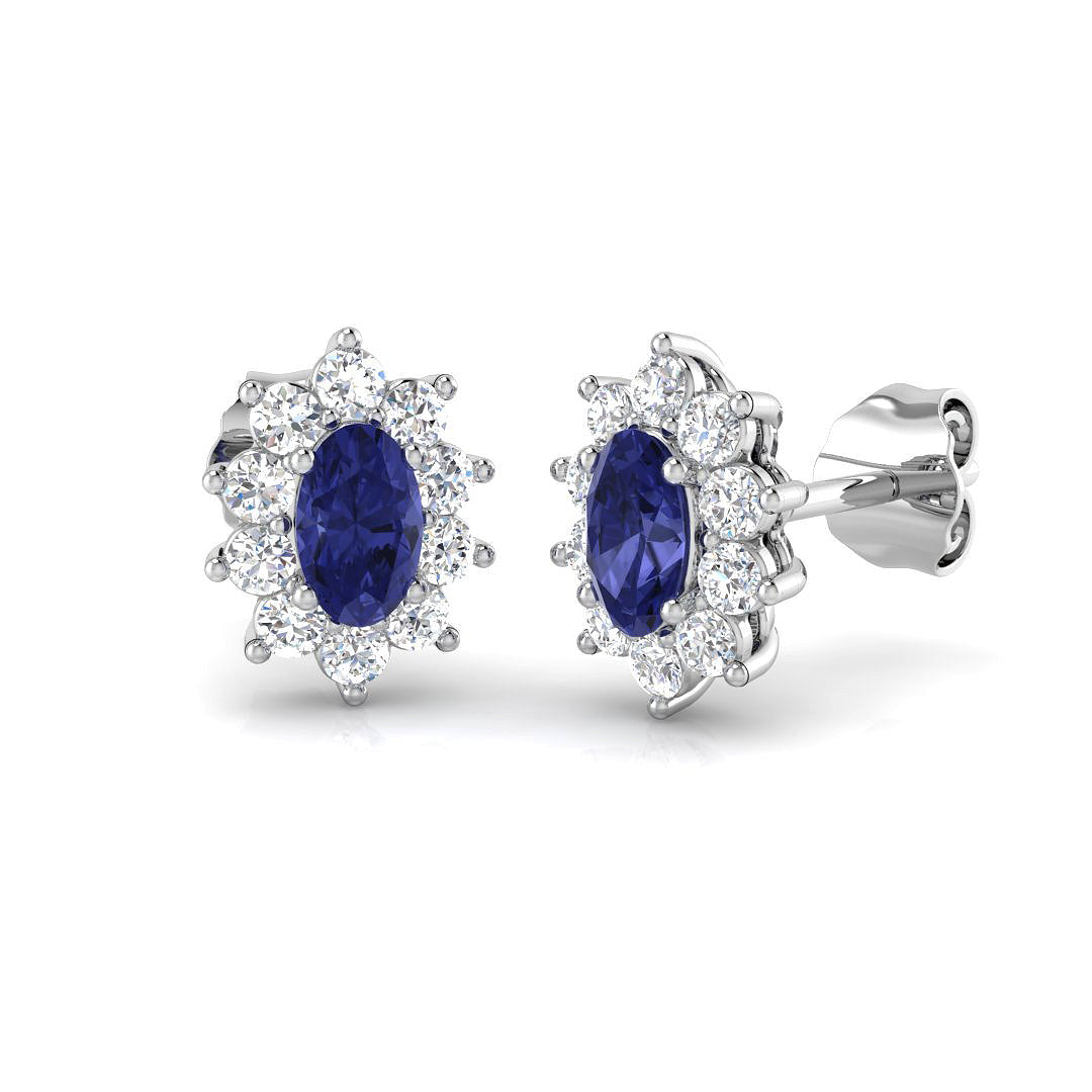 SE4589 — Earrings - 9k White Gold