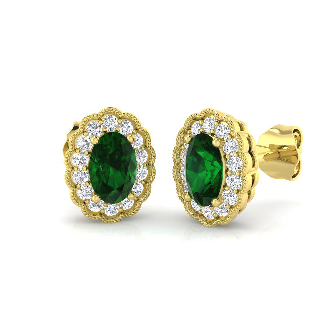 SE4590 — Earrings - 9k Yellow Gold
