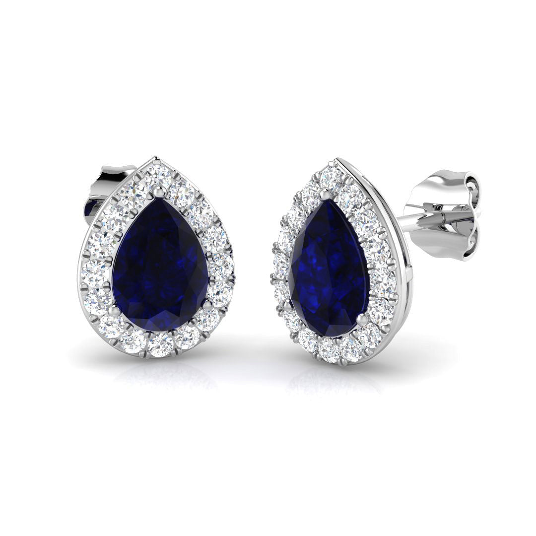 SE4687 — Earrings - 9k White Gold