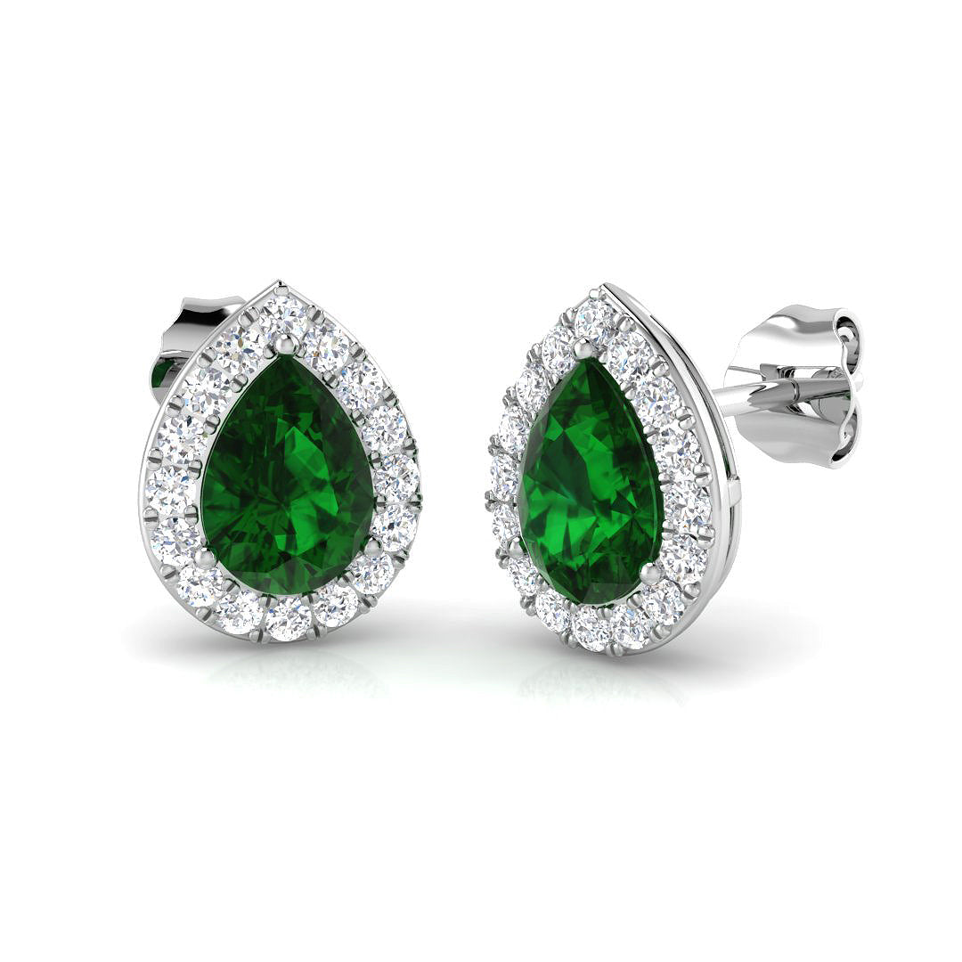 SE4687 — Earrings - 9k White Gold