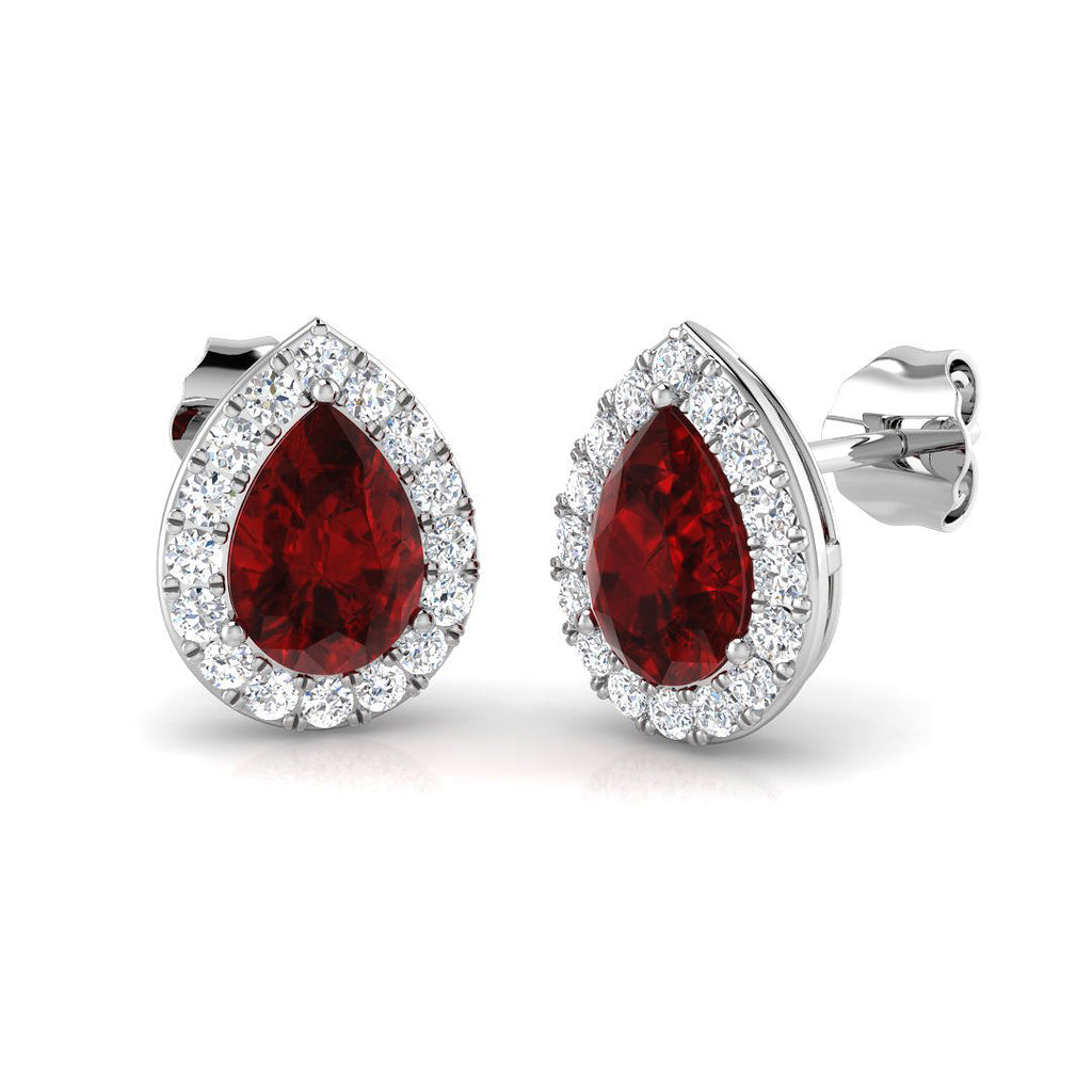 SE4687 — Earrings - 9k White Gold