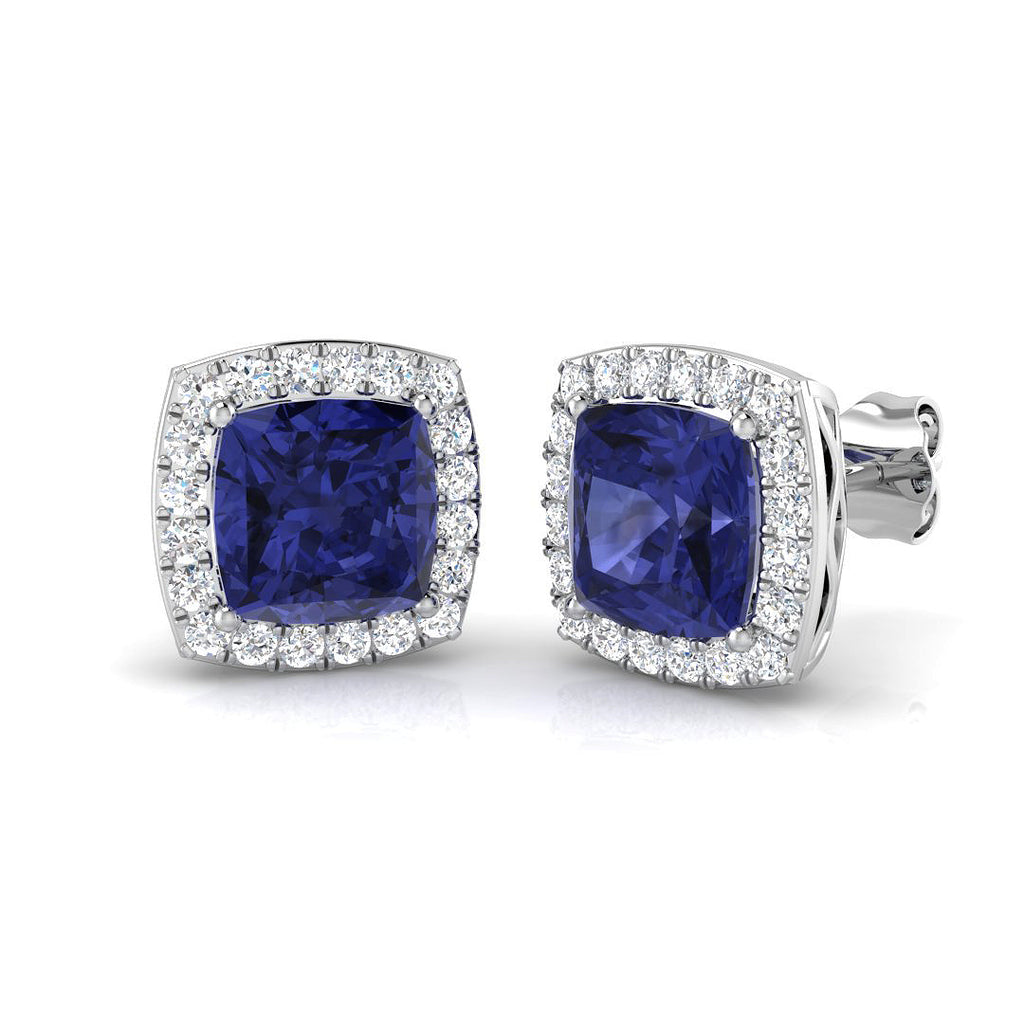 SE4689 — Earrings - 9k White Gold