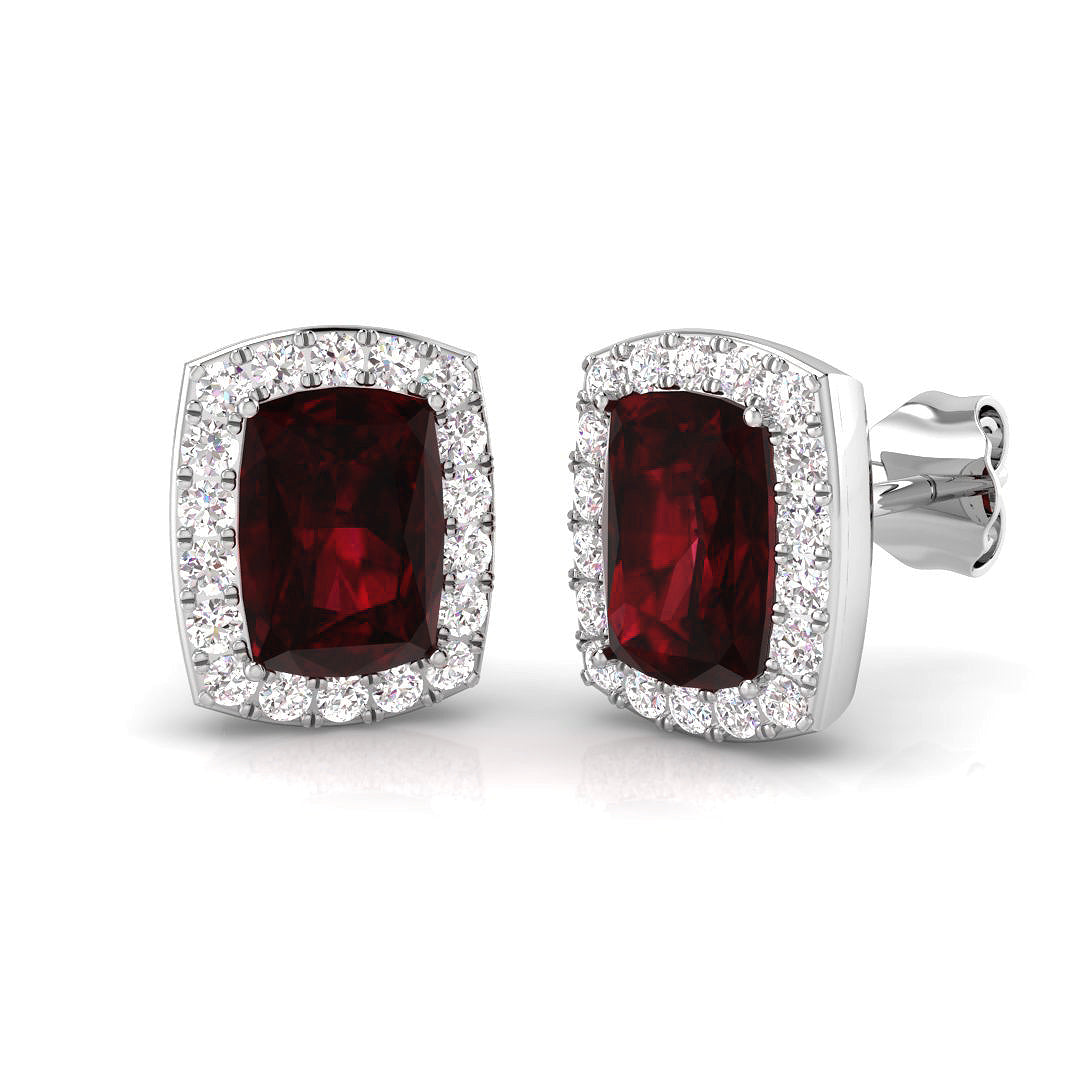 SE4697 — Earrings - 9k White Gold