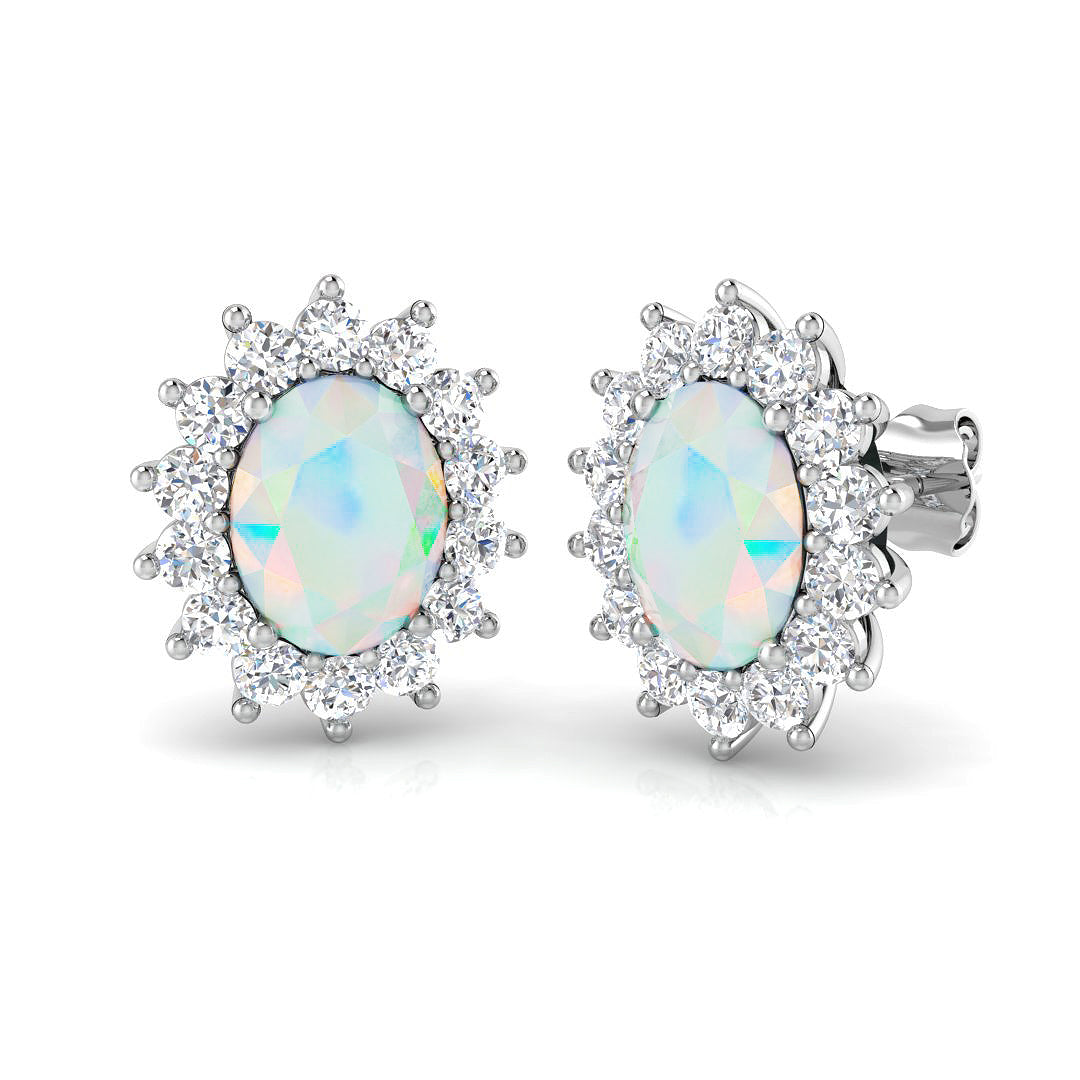 SE4787 — Earrings - 9k White Gold