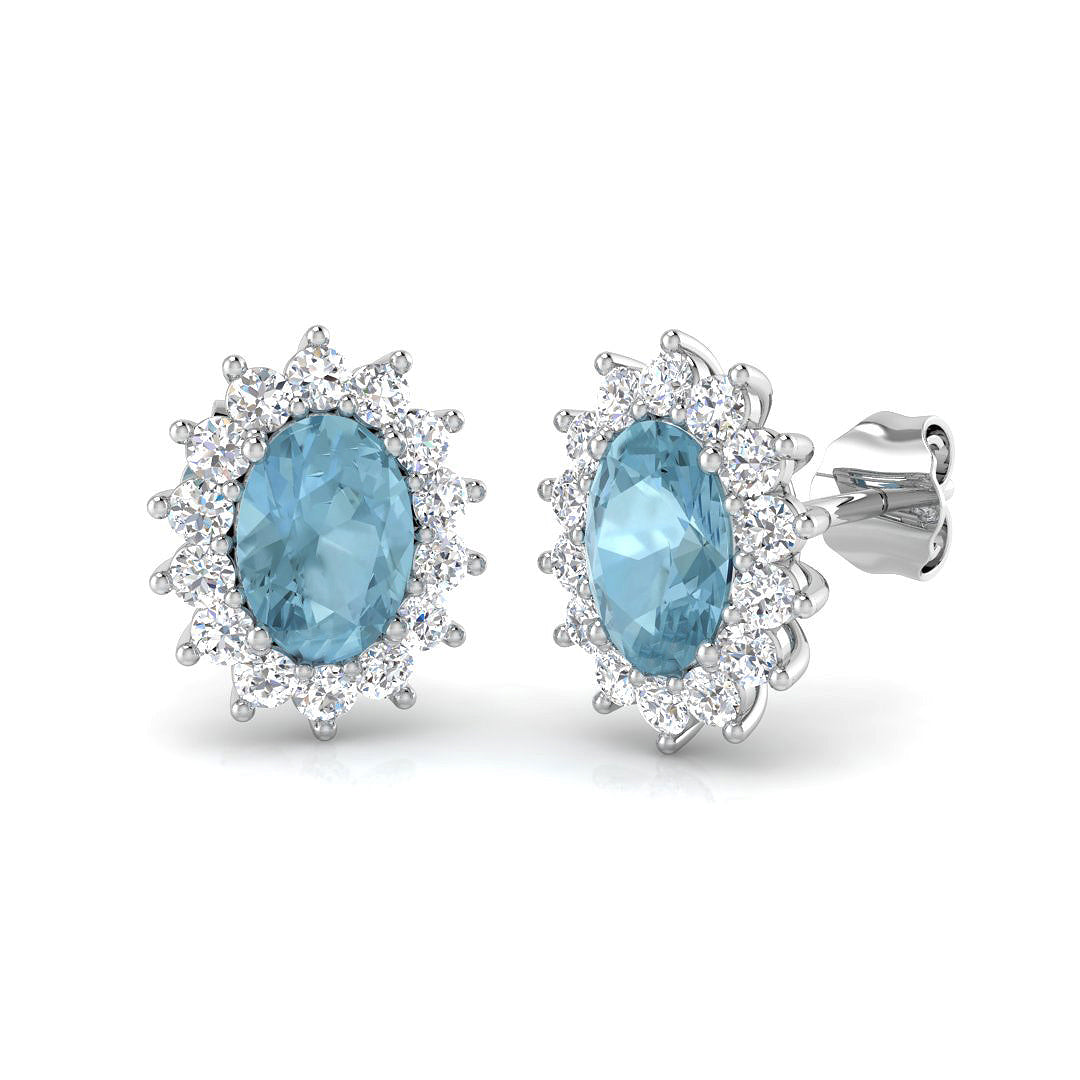 SE4789 — Earrings - 9k White Gold