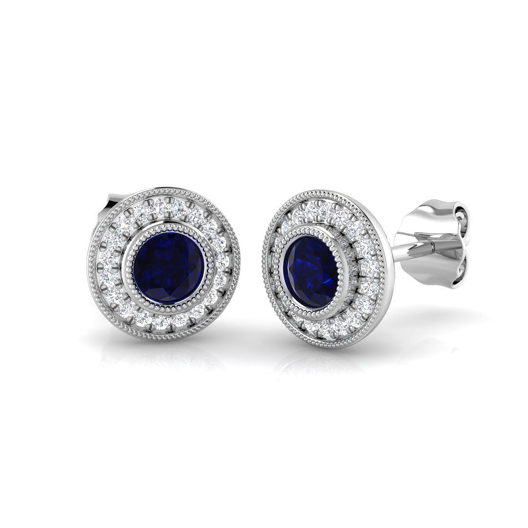 SE4887 — Earrings - 9k White Gold