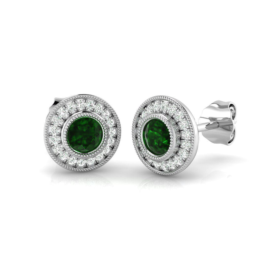 SE4887 — Earrings - 9k White Gold