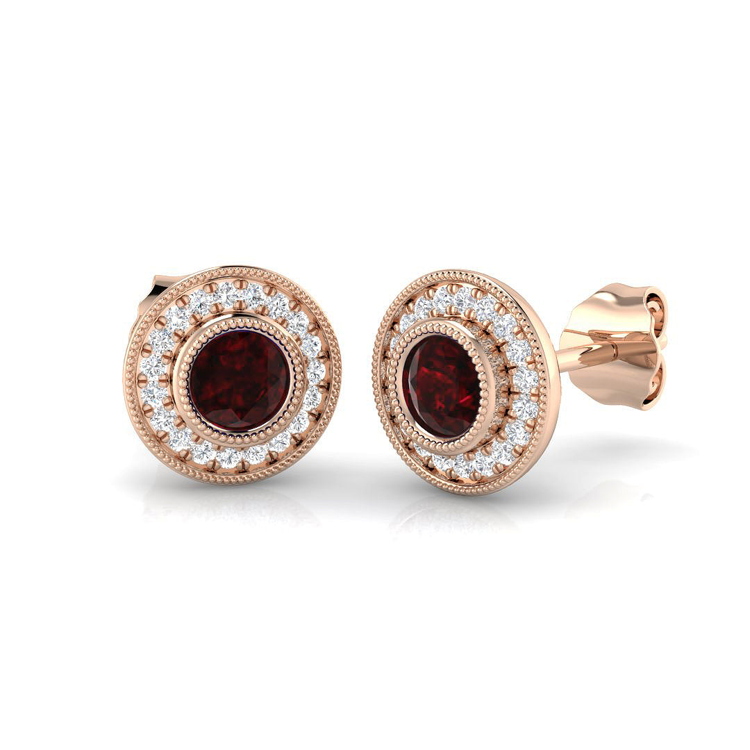 SE4887 — Earrings - 9k Rose Gold