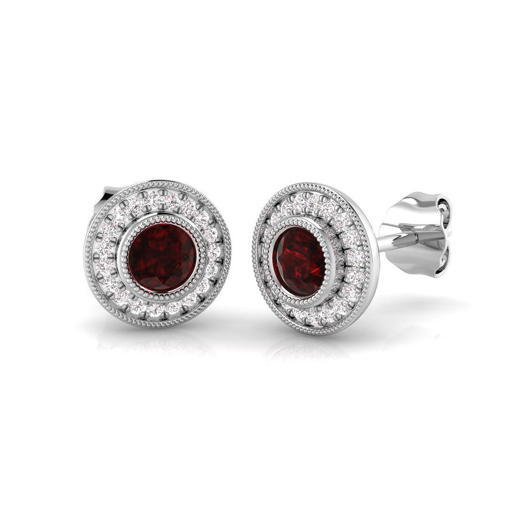 SE4887 — Earrings - 9k White Gold