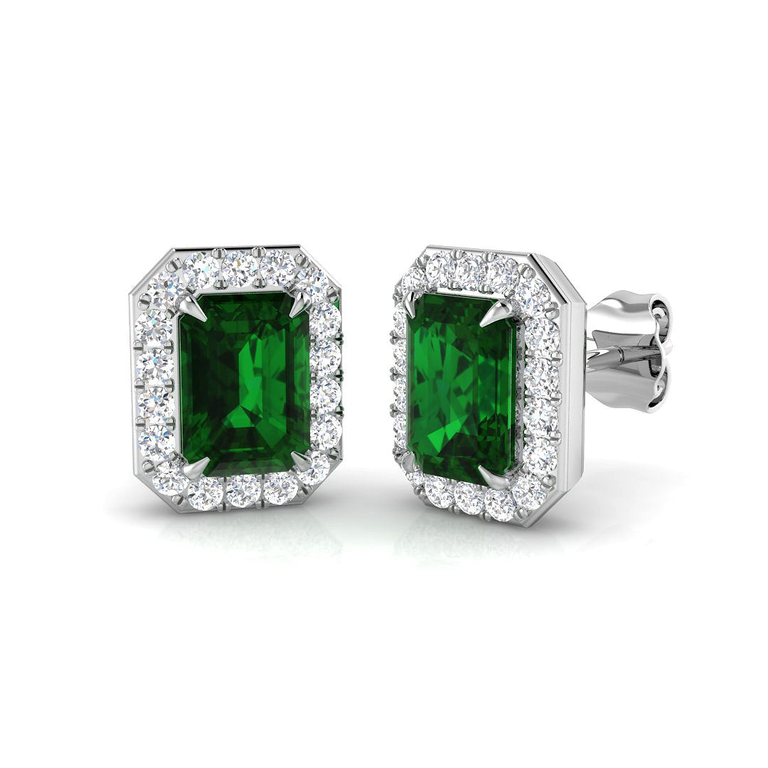 SE4891 — Earrings - 9k White Gold