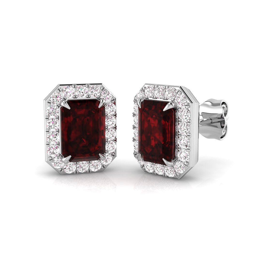 SE4891 — Earrings - 9k White Gold