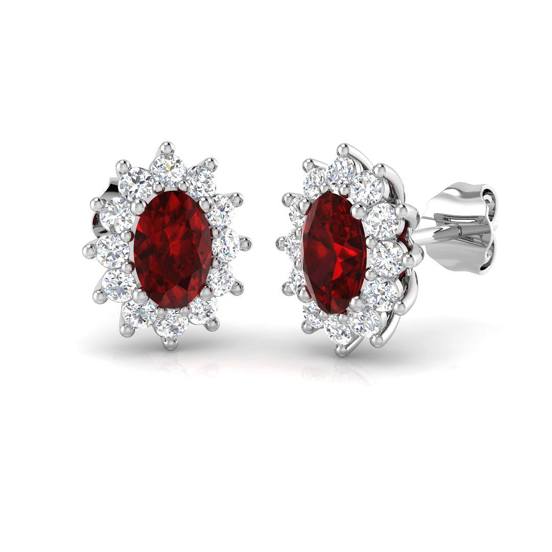 SE4923 — Earrings - 9 KT White Gold