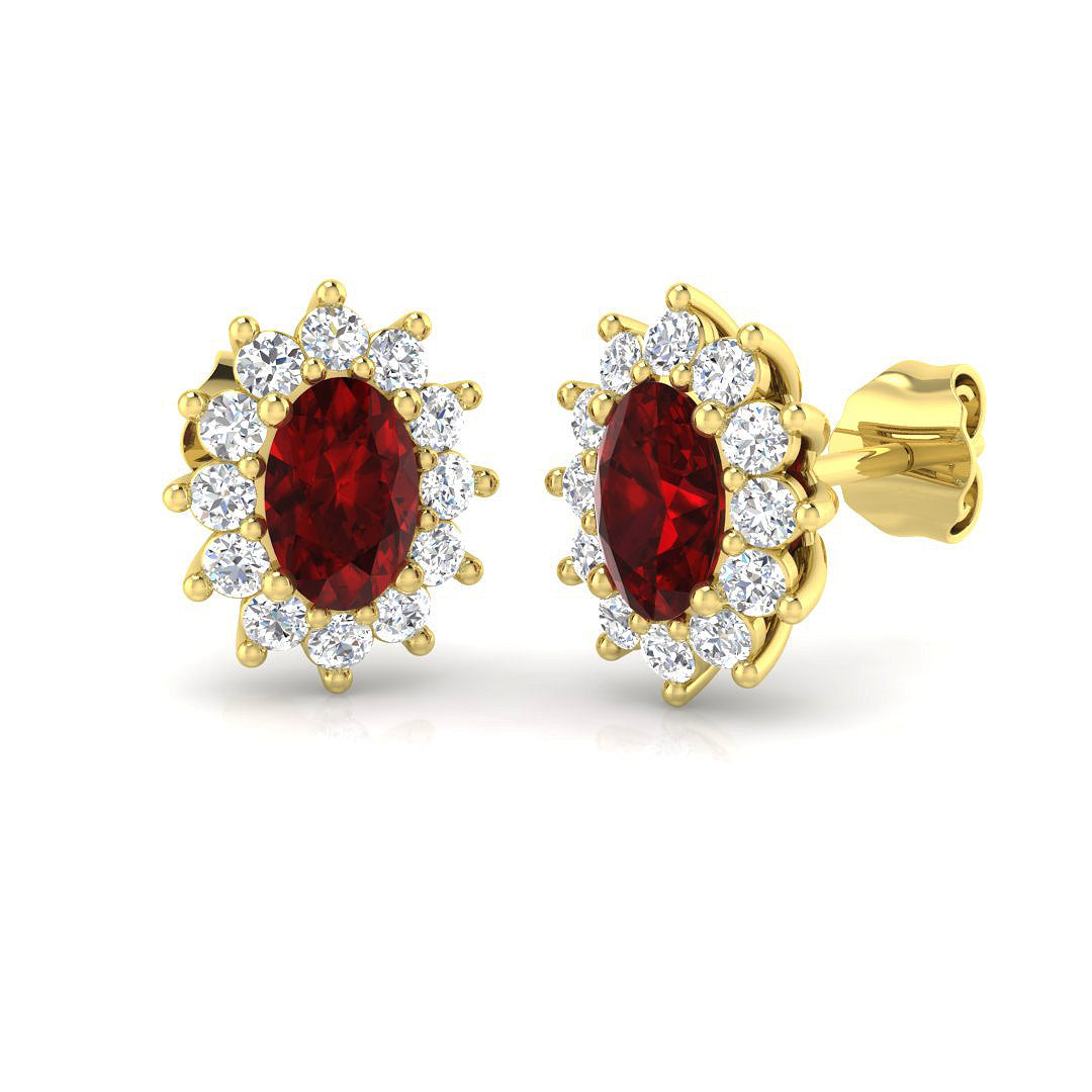 SE4923 — Earrings - 9 KT Yellow Gold