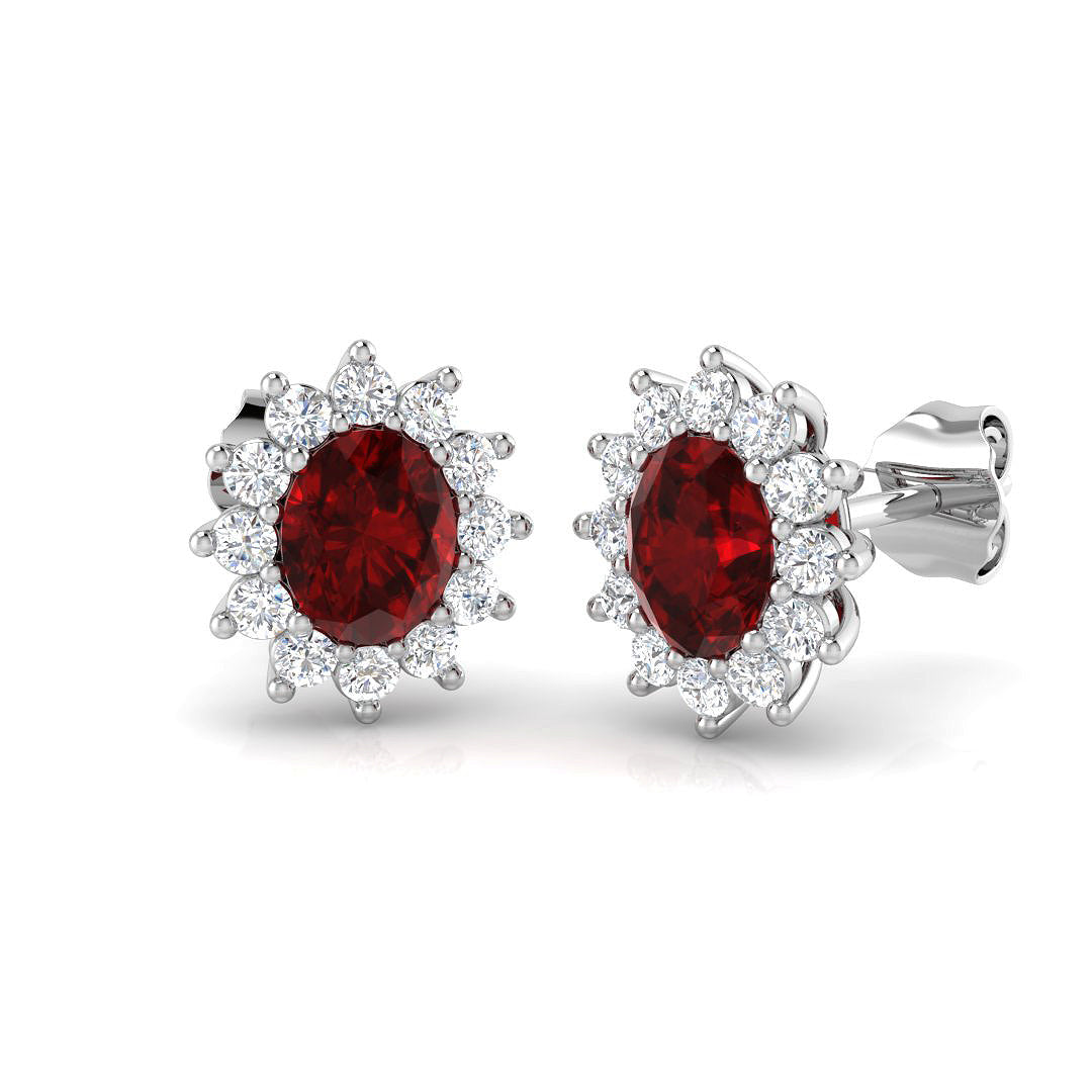 SE4931 — Earrings - 18 KT White Gold