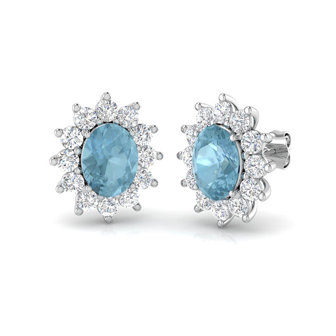 SE5075 — Earrings - 9k White Gold