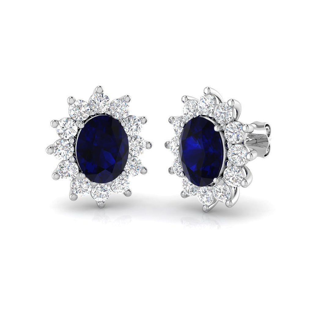 SE5075 — Earrings - 9k White Gold