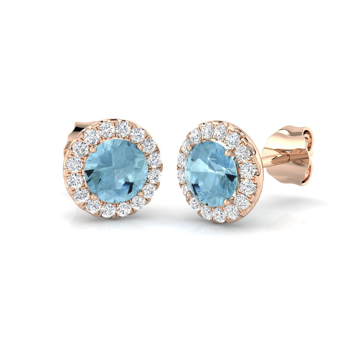 SE5375-5.0MM — Earrings - 9k Rose Gold