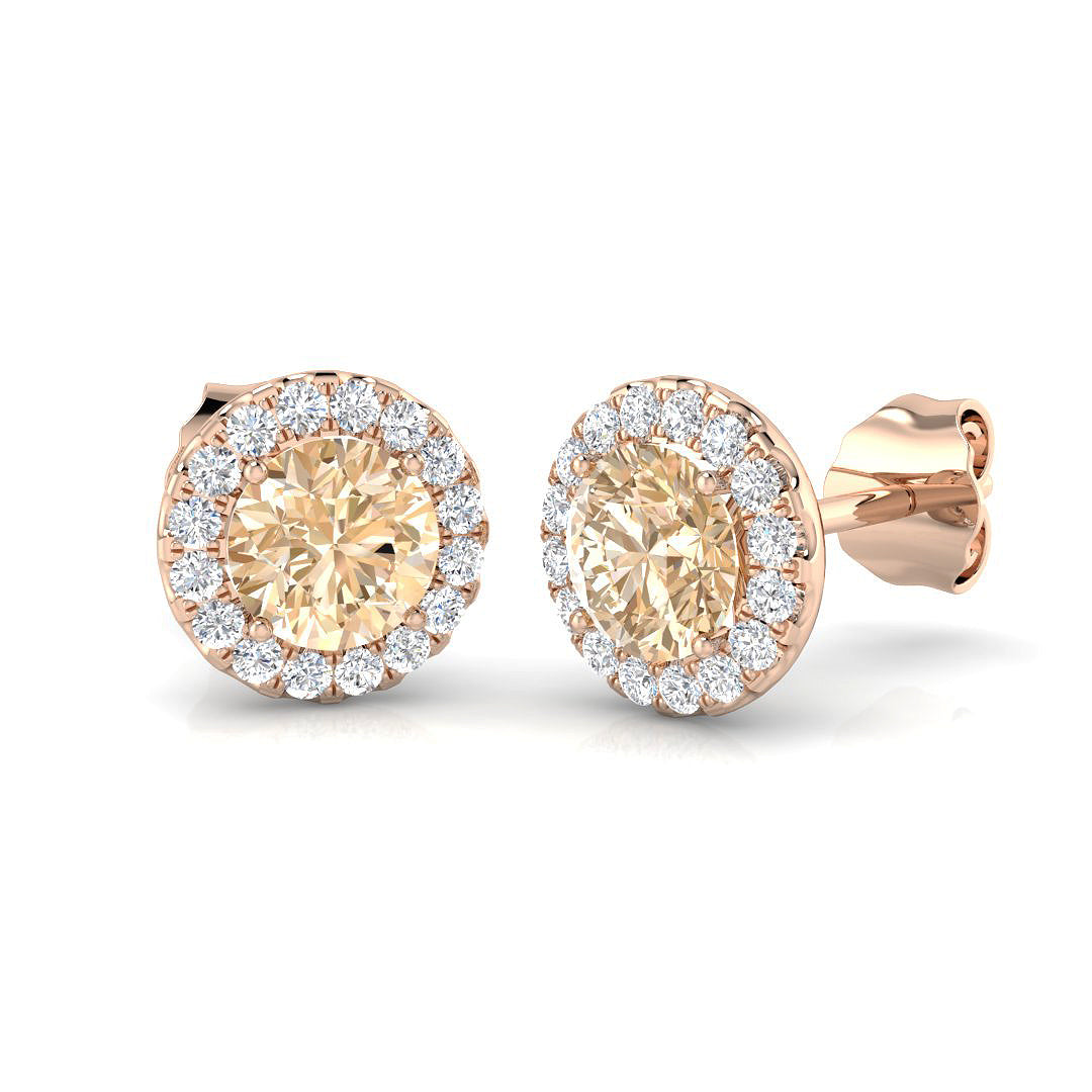 SE5375-5.0MM — Earrings - 9k Rose Gold