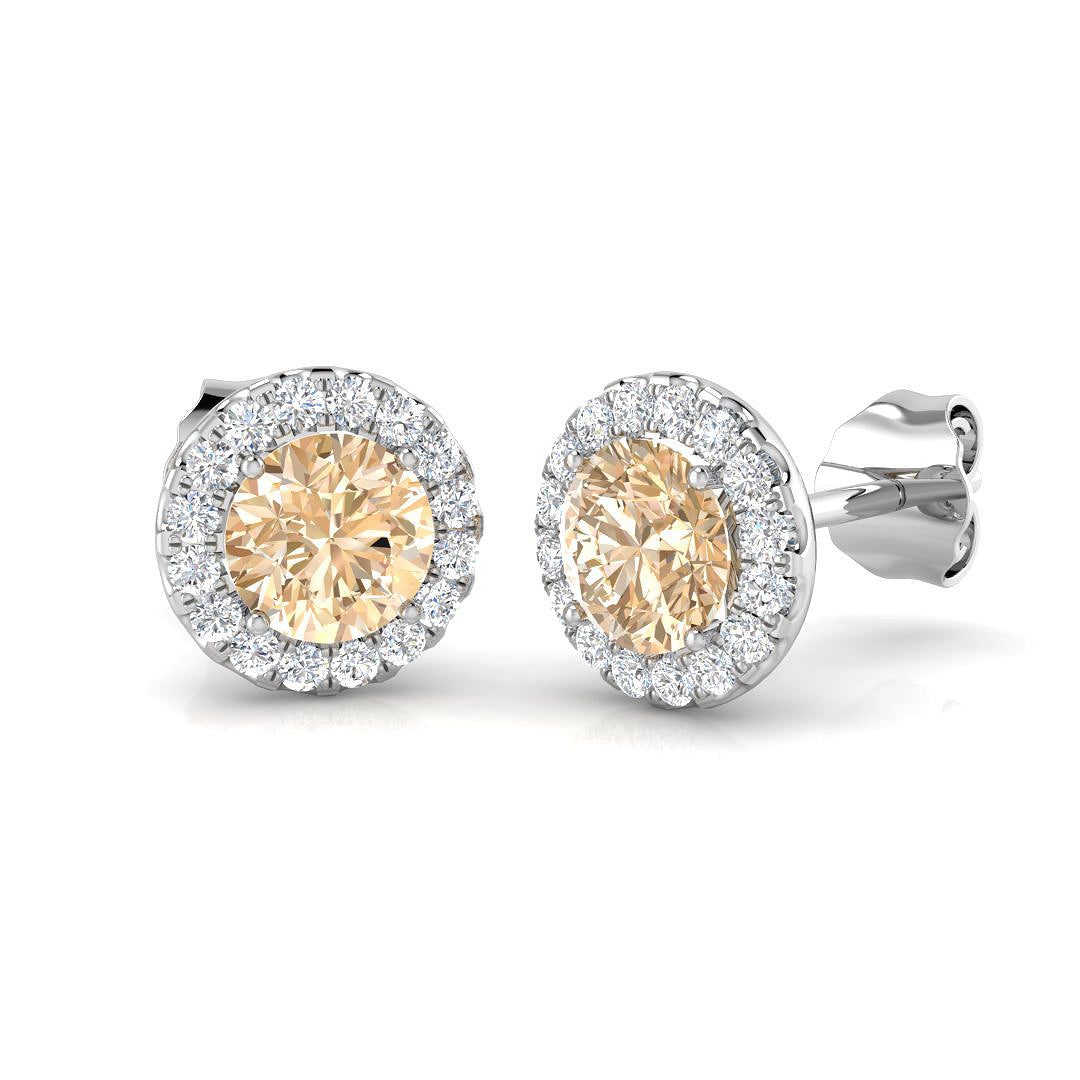 SE5375-5.0MM — Earrings - 9k White Gold