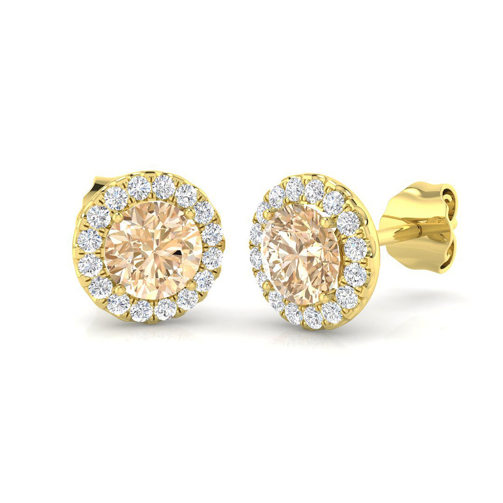 SE5375-5.0MM — Earrings - 9k Yellow Gold