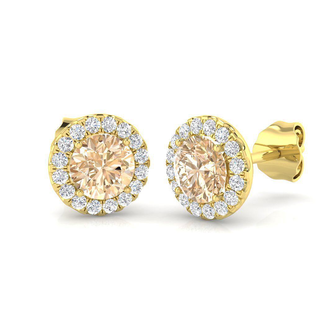 SE5375-5.0MM — Earrings - 9k Yellow Gold