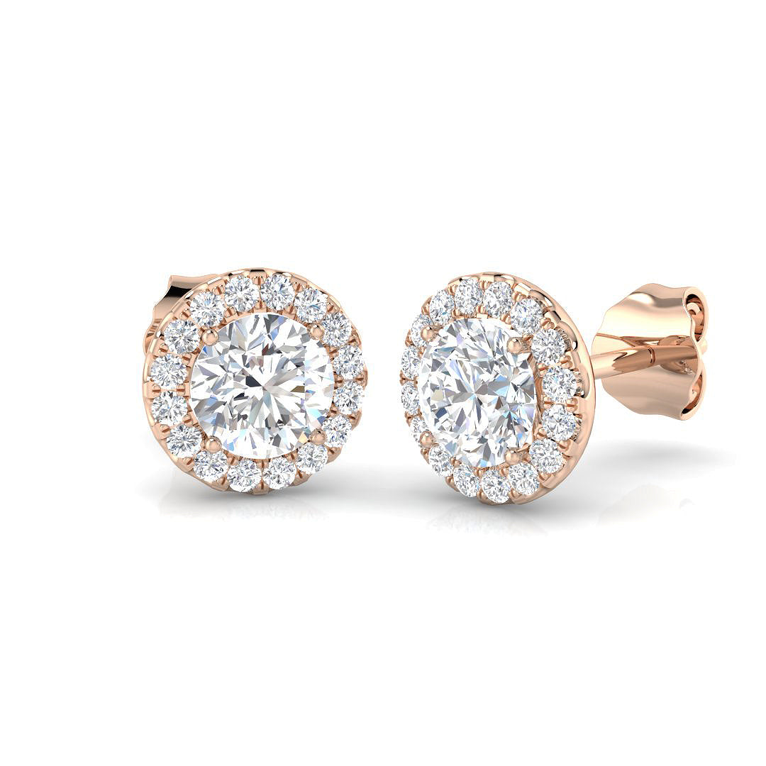 SE5375-5.0MM — Earrings - 9k Rose Gold