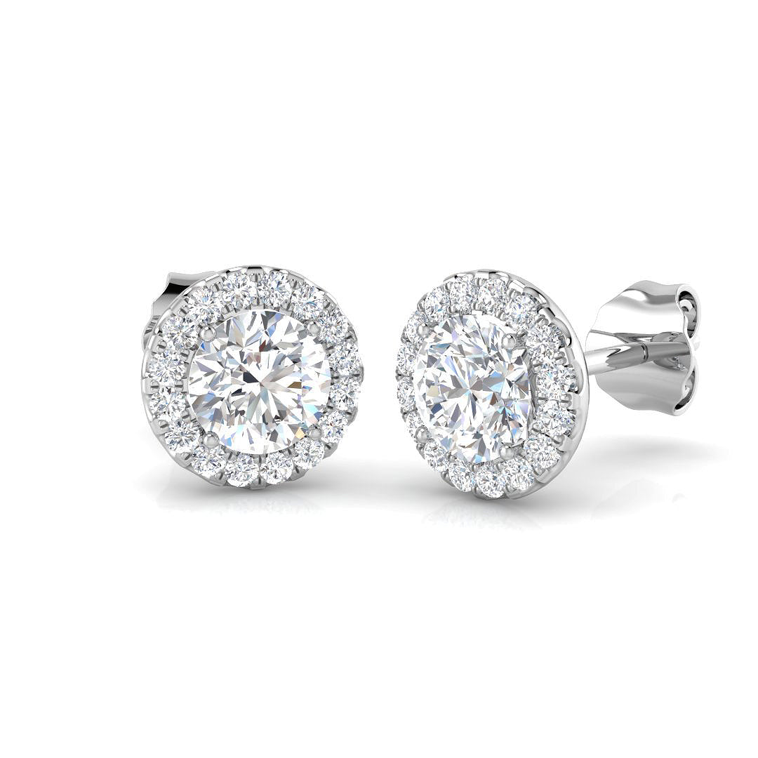 SE5375-5.0MM — Earrings - 9k White Gold