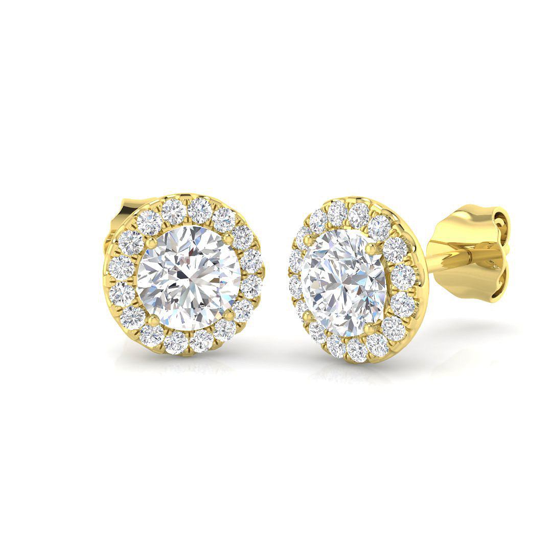 SE5375-5.0MM — Earrings - 9k Yellow Gold