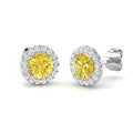 SE5375-5.5 — Earrings - 9k White Gold