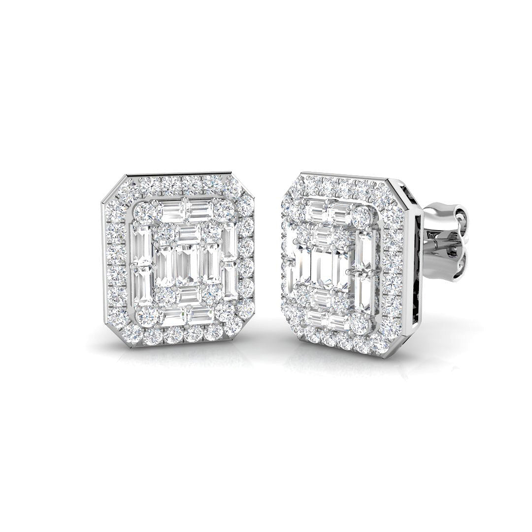 SE5468 — Earrings - 9k White Gold