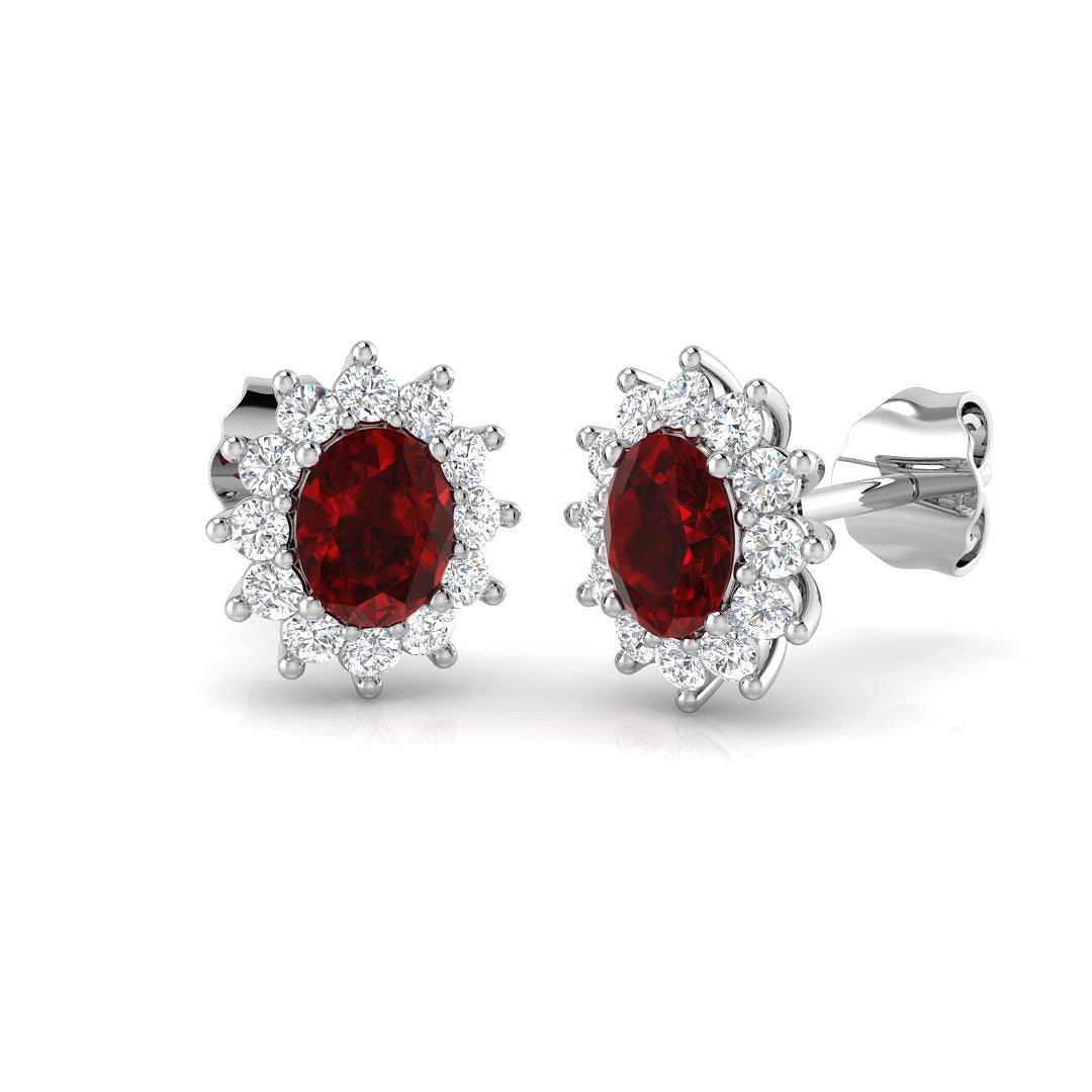 SE5595 — Earrings - 9k White Gold