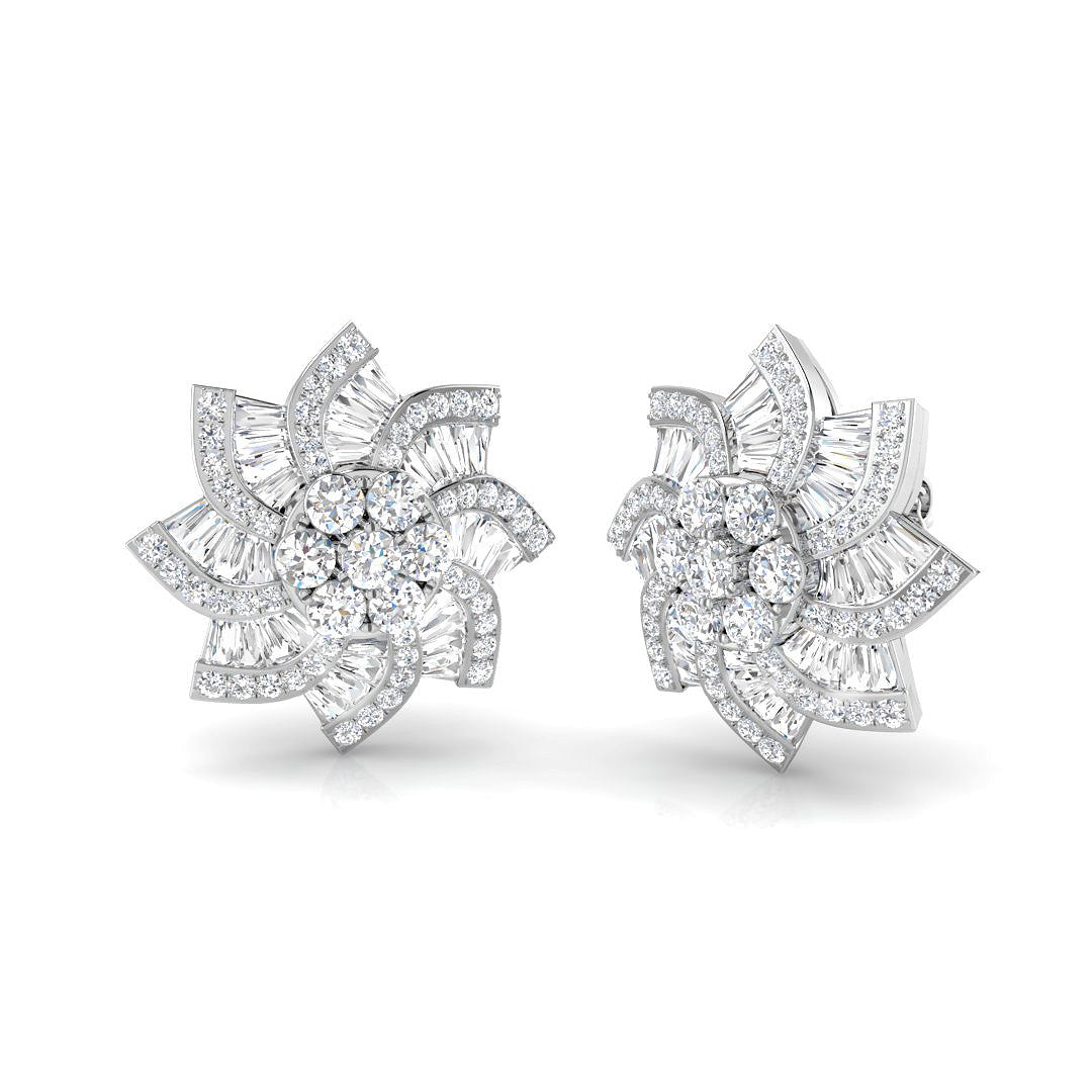 SE1849 — Earrings - 9k White Gold