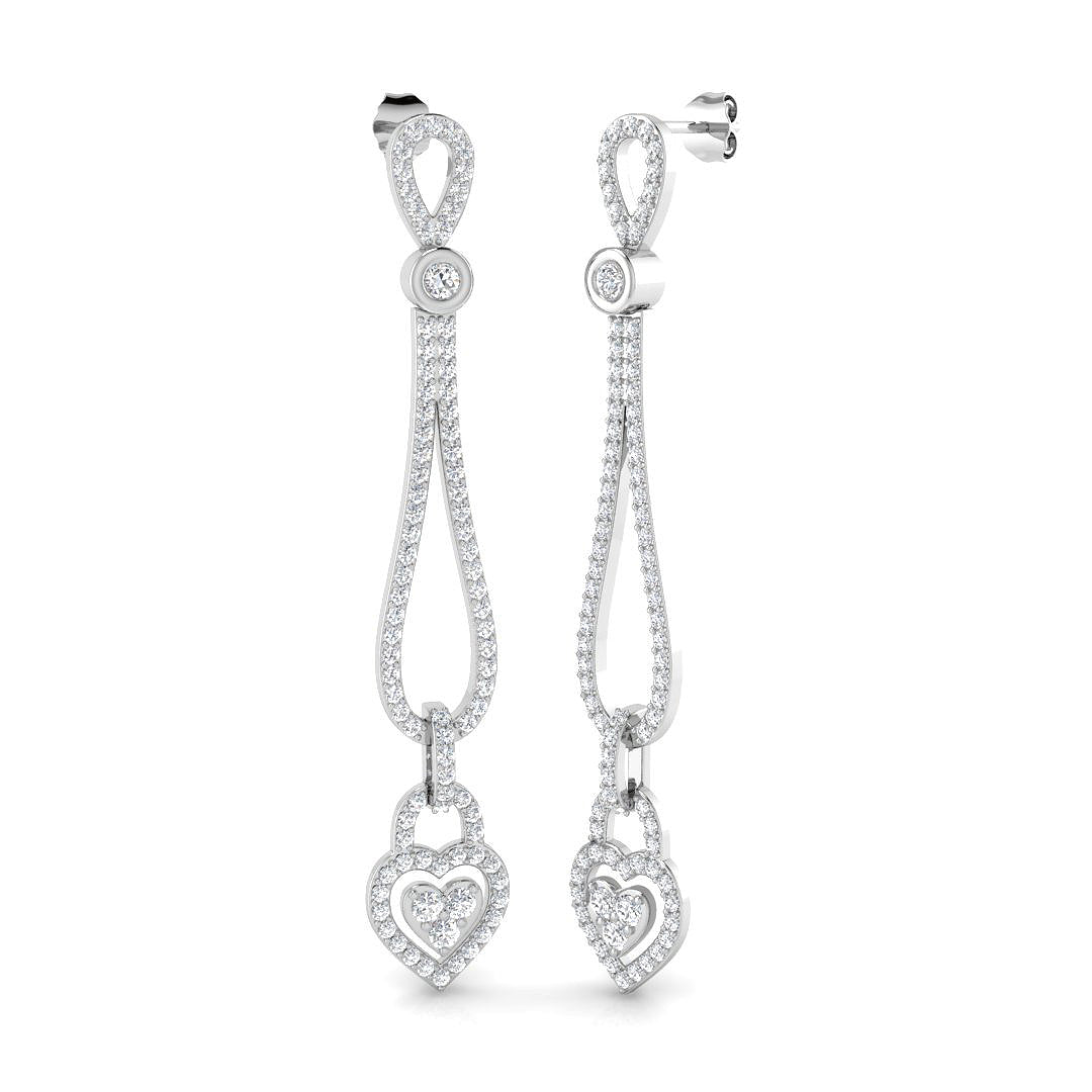 SE1890 — Earrings - 9k White Gold