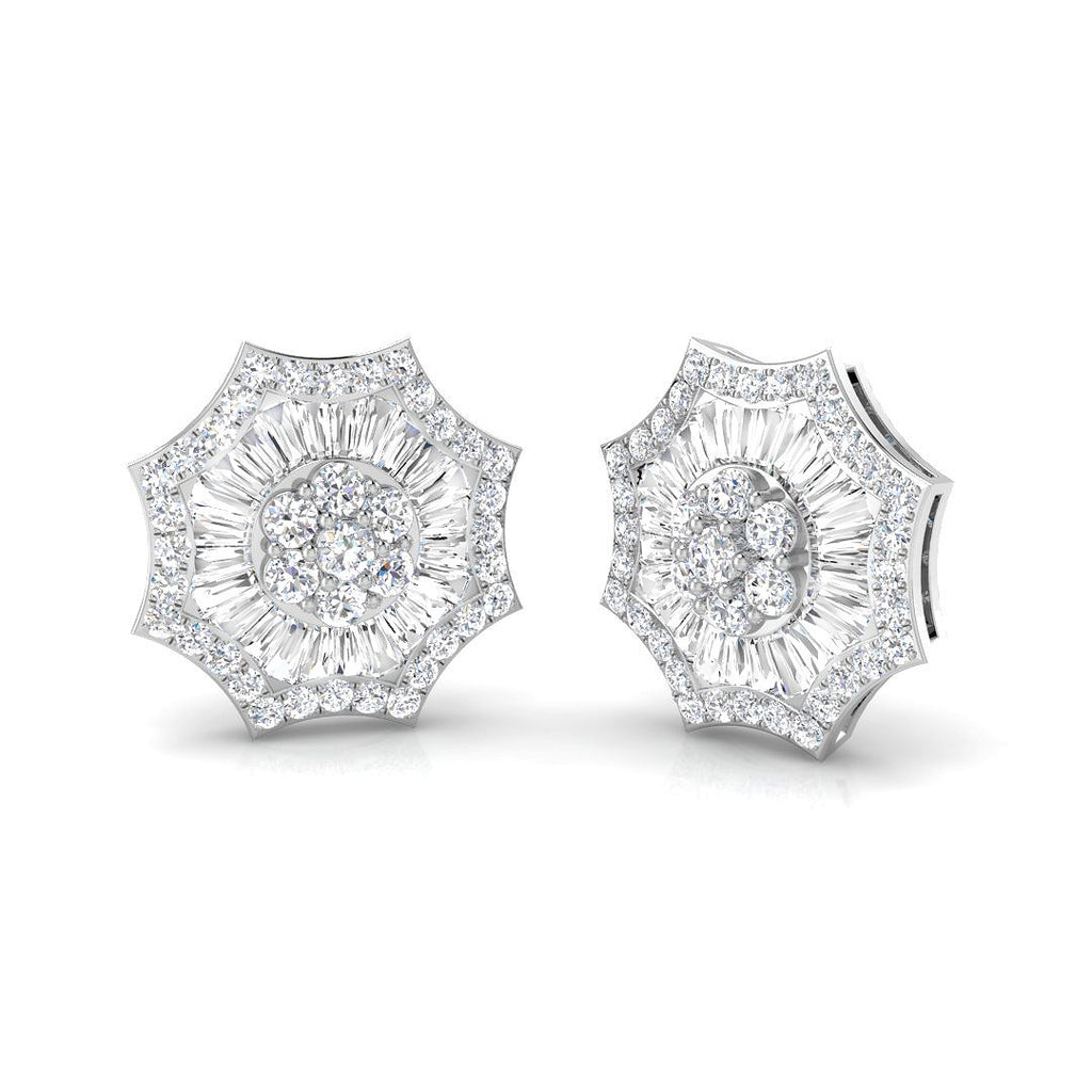 SE2174 — Earrings - 9k White Gold