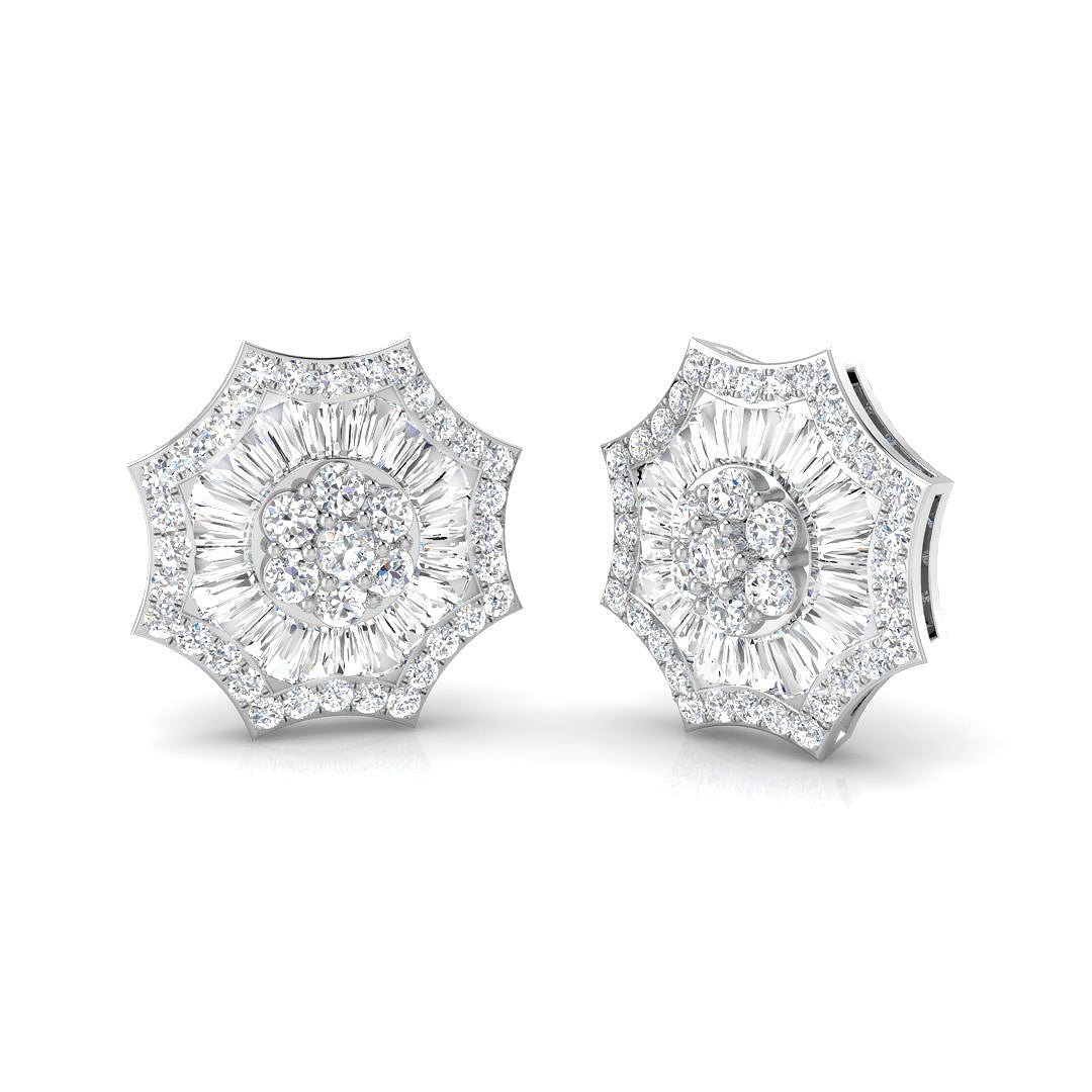SE2174 — Earrings - 9k White Gold