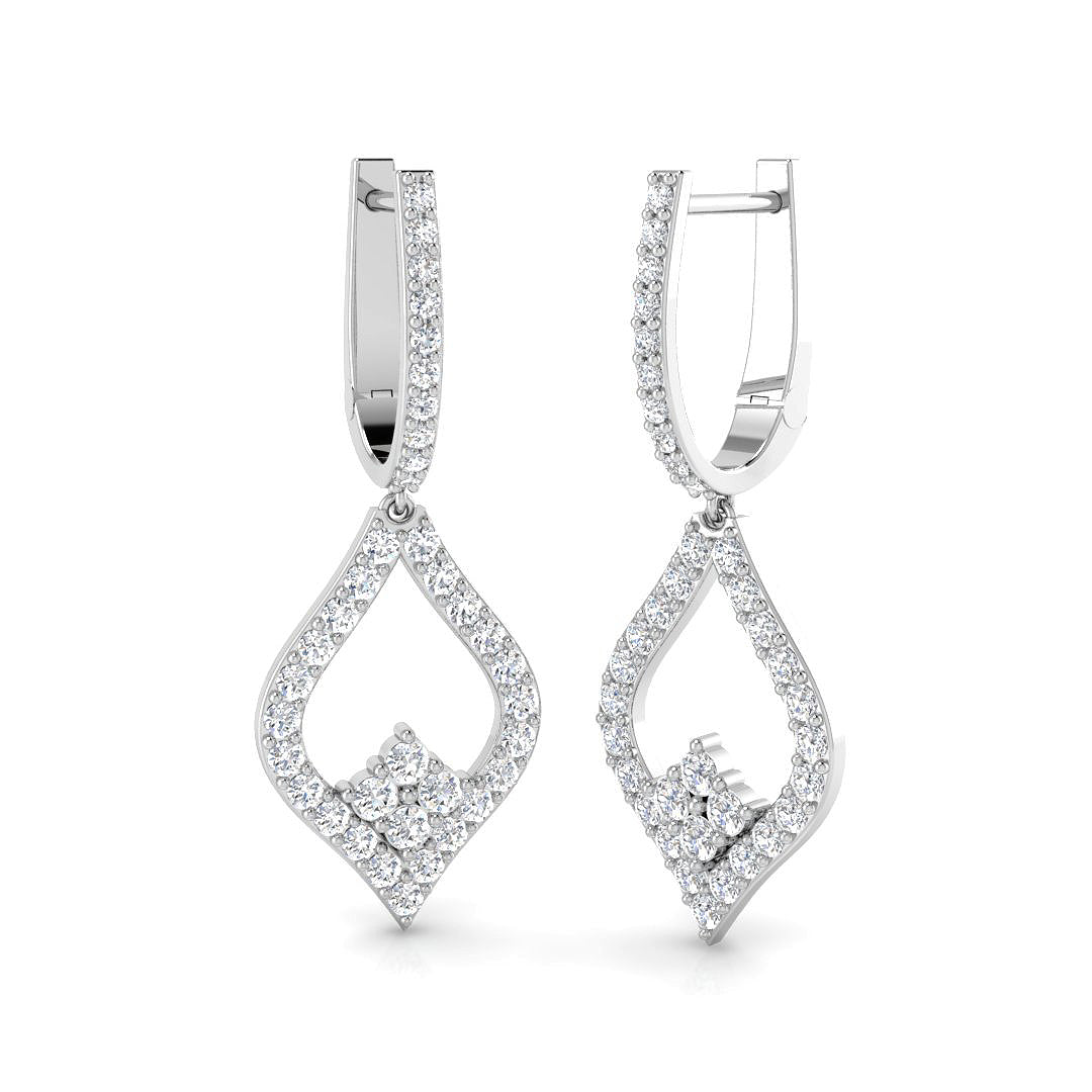 SE2571 — Earrings - 9k White Gold