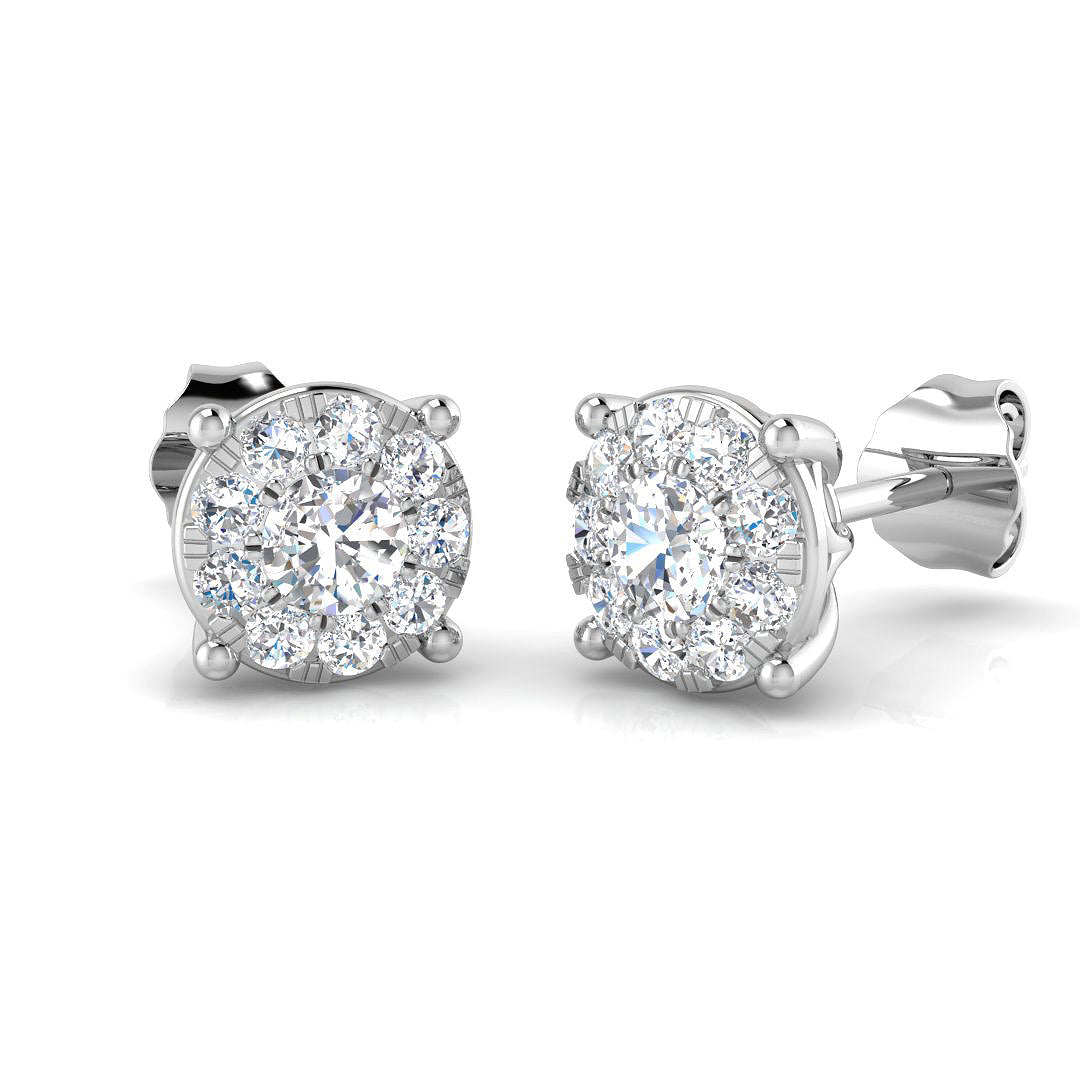 SE2603 — Earrings - 9k White Gold