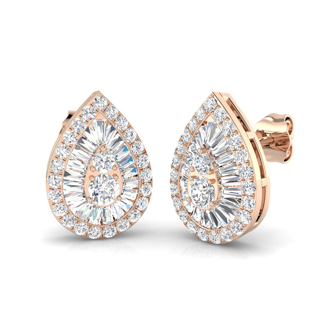 SE2634B — Earrings - 9k Rose Gold