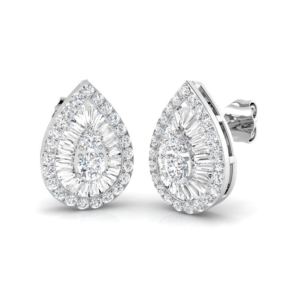 SE2634B — Earrings - 9k White Gold