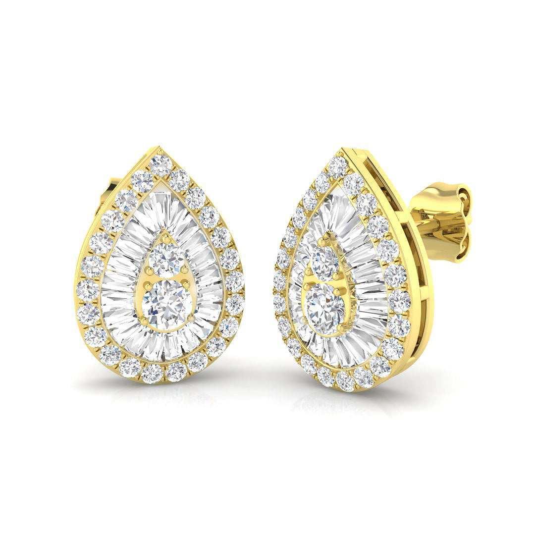 SE2634B — Earrings - 9k Yellow Gold