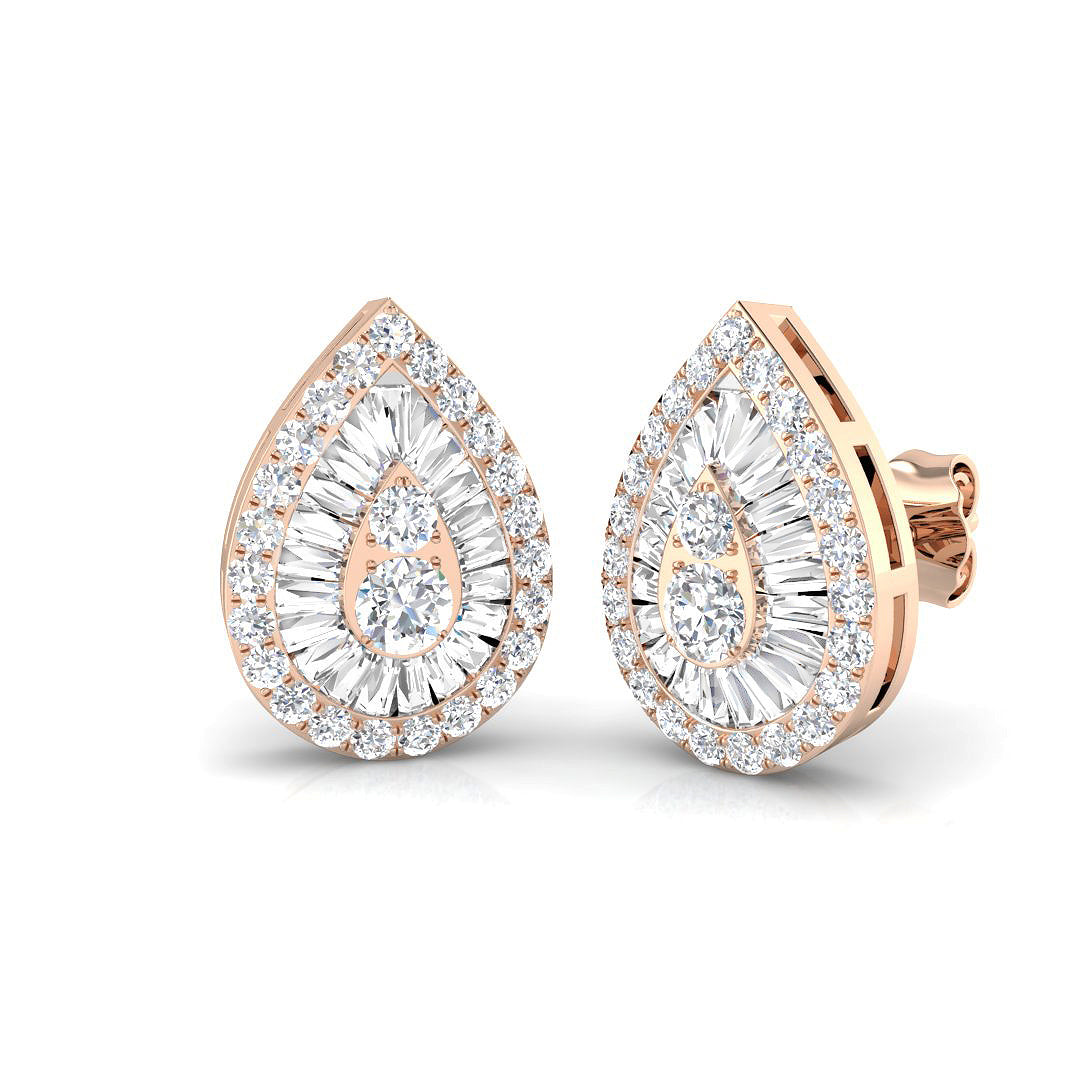 SE2634B — Earrings - 9k Rose Gold