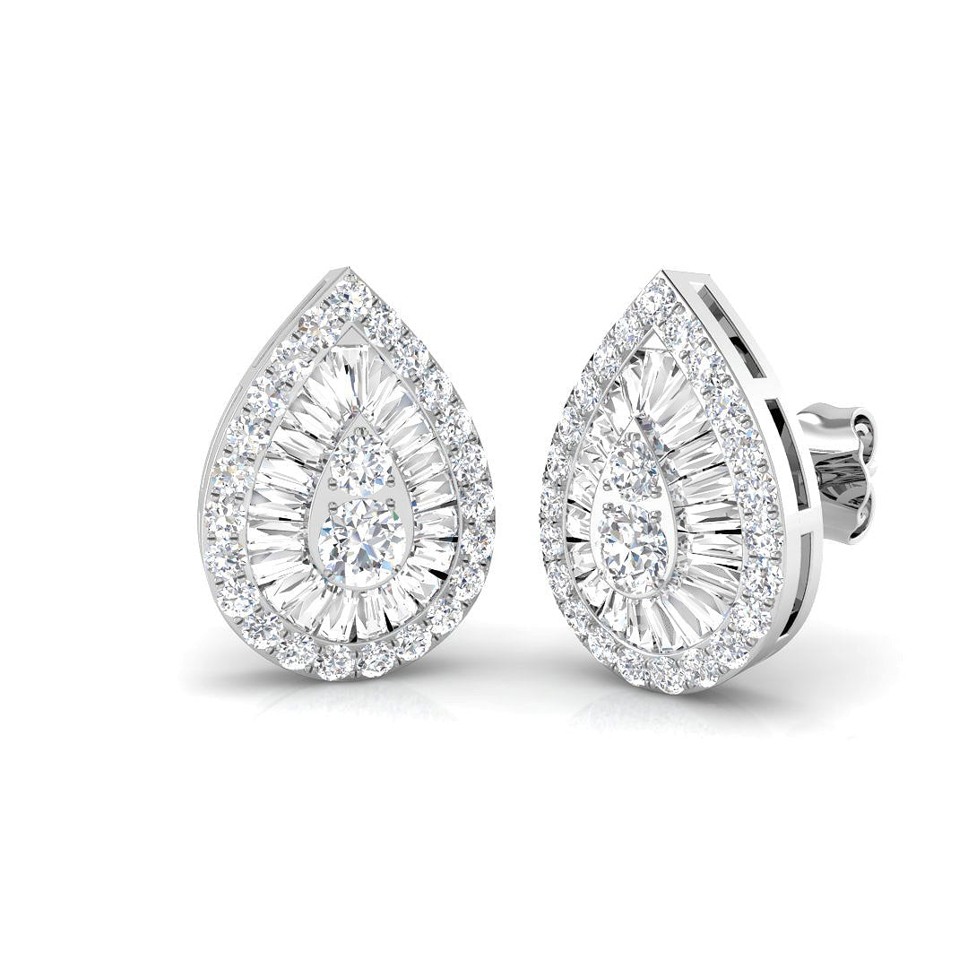 SE2634B — Earrings - 9k White Gold