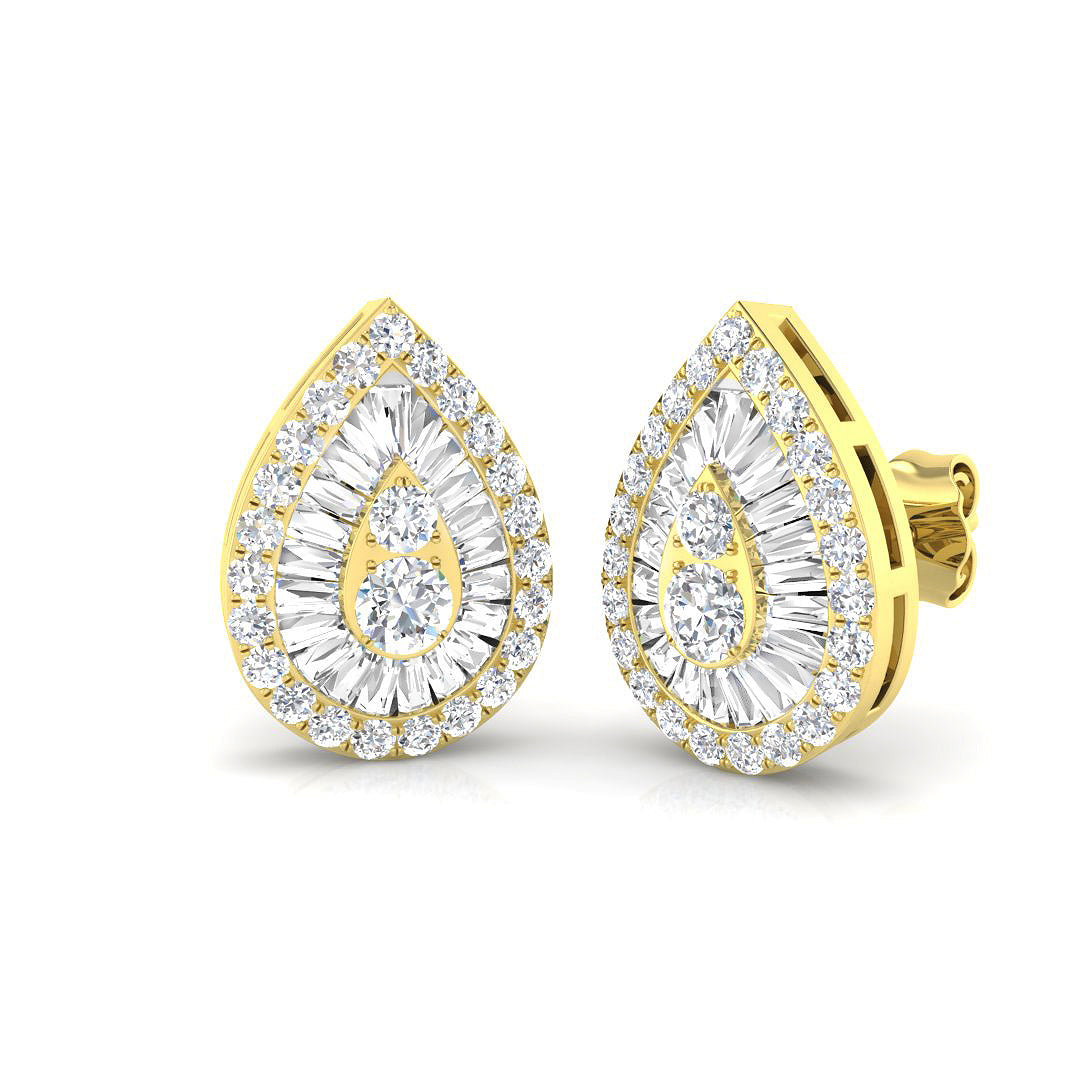 SE2634B — Earrings - 9k Yellow Gold