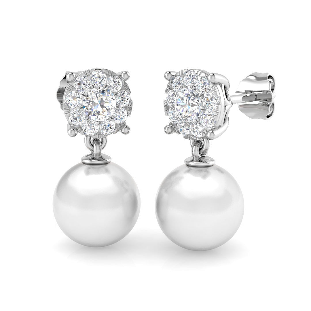 SE2662 — Earrings - 9k White Gold