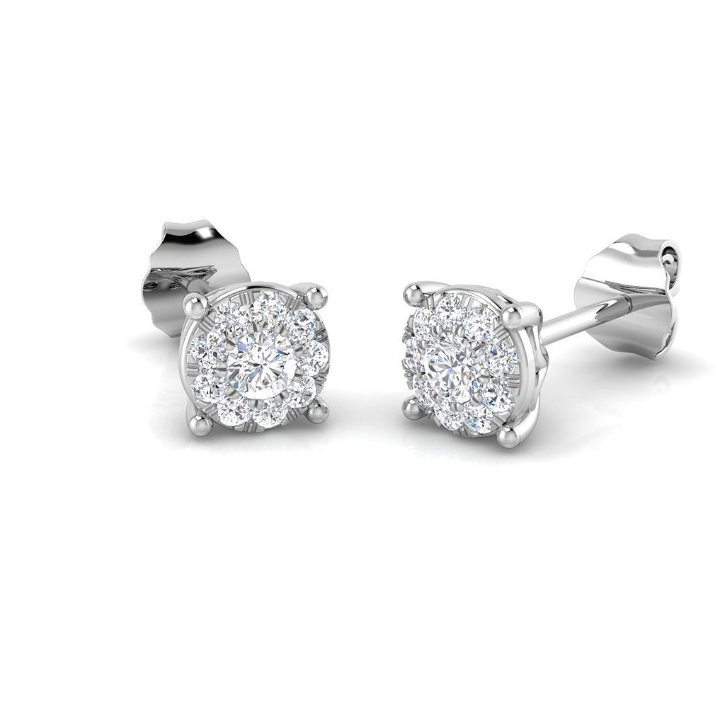 SE2663 — Earrings - 9k White Gold