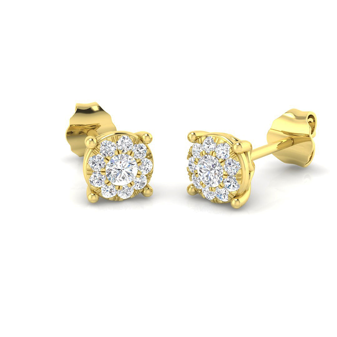 SE2663 — Earrings - 9k Yellow Gold